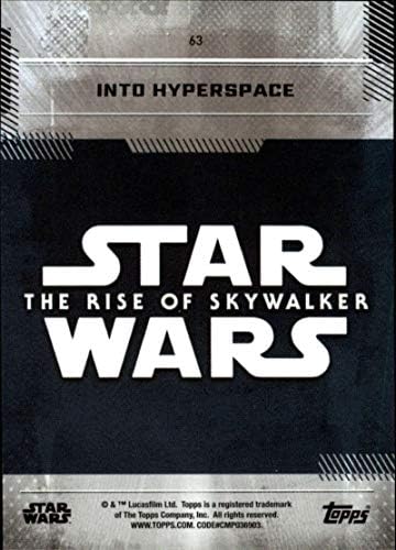 2019. Topps Star Wars Uspon Skywalker serije 63 u trgovačku karticu hiperspace