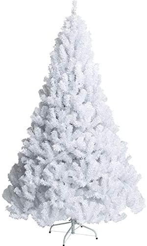 Topyl 6,8ft Umjetno božićno drvce Bijela borova olovka Xmas Premium Sprima zglobna s metalnim postoljem ekološki prihvatljivim PVC-om