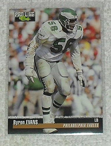 Byron Evans 1995 Classic Pro Line NFL Football Card 245