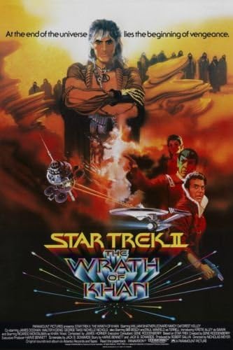 Star Trek II: The Wrath of Khan Movie Plakat 24 X36 Ovjereni tisak s holografskim sekvencijalnim numeriranjem za autentičnost