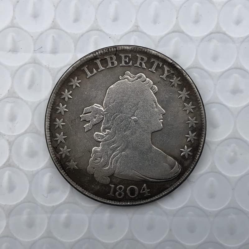 Učinite stare 1804 američke kovanice mesingane kovanice sa srebrnim kovanicama Antique Crafts Strani prigodni kovanice