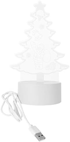 BUSTYARD Božićni ukras 1 PC kreativno božićno drvce noćno svjetlo LED noćno svjetlo