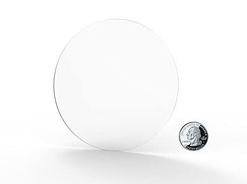 Fixturedisplays® 12pk 16 Clear akrilni pleksiglass lucite krug okrugli disk, 3/16 Debeo 18822-16 -3/16 -12pk-lf