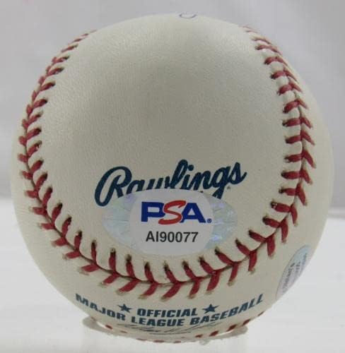 Marty Brennaman potpisao autografski autogram Rawlings Baseball w/Hof Insc PSA/DNA AI90 - Autografirani bejzbol