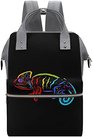 Obojena kameleonska pelena vrećica ruksak stilski majčinstvo multifunkcionalna torba multifunkcionalna vodootporna putovanja dojiranje
