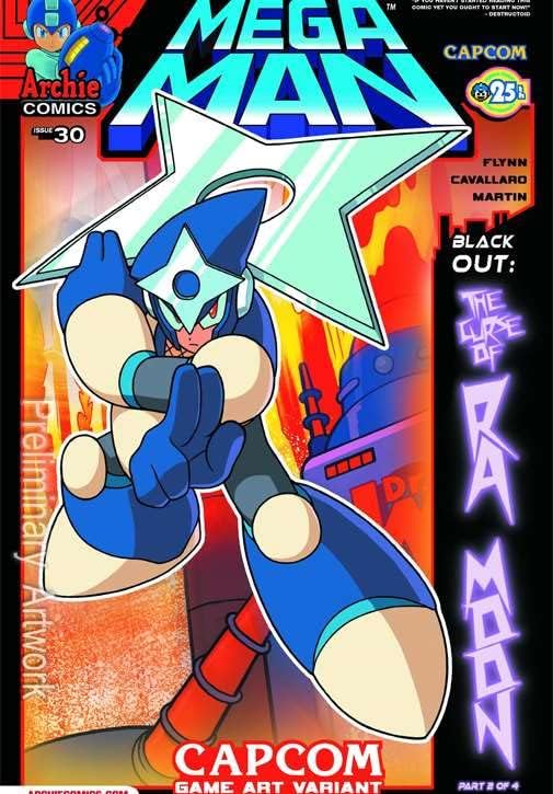 Mega Man 30. MP; Archie strip