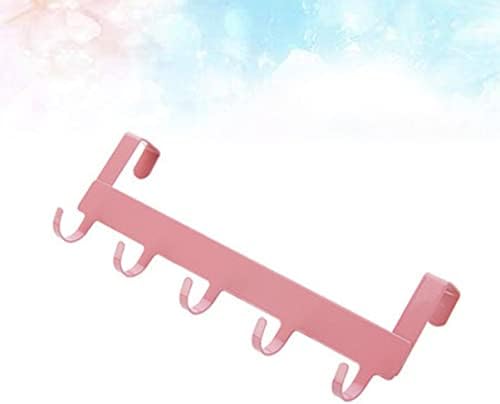 2pcs držači šešira Keys Montirani Organizator Kuhinj vješalica kuka umjetnost ružičasti zid besplatno željezo spavaća soba udarna odjeća