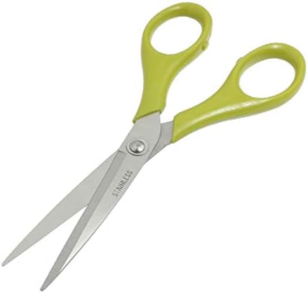 Novi LON0167 Kućni ured sadržavao je vojsku zelenu ručku Pouzdanu učinkovitost metala šivaćih papira Straight Scissors 7.3