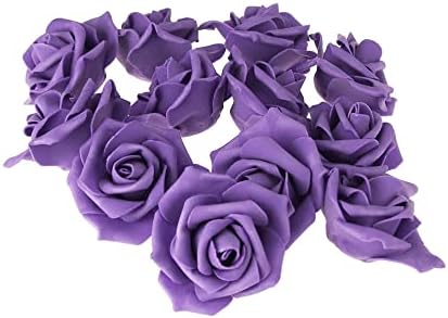 3 inča - ljubičasta - pjenaste ruže uljepšavanje cvijeća, 12 komada
