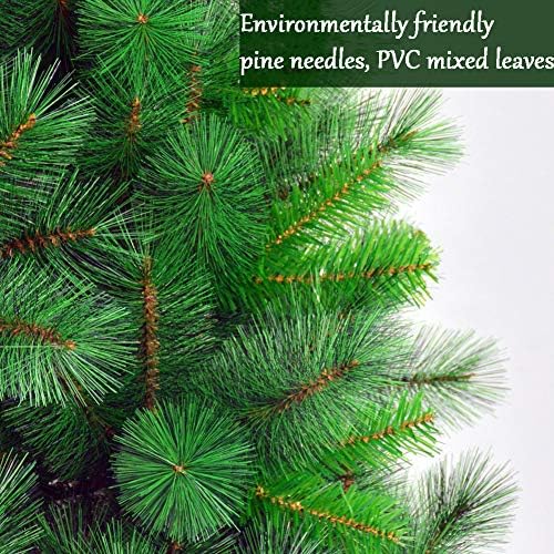 Dulplay ekološko božićno borovo stablo, PVC ukrašena stabla u stajalištu optičkih vlakana osjećaju se savršeno za zatvoreni i vanjski