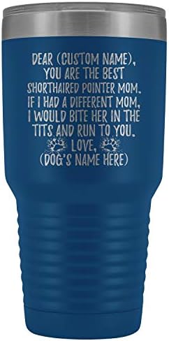 Personalizirani njemački shorthair pokazivač psa mama Tumbler, ženke pokazivača, mama mama GSP, vlasnik psa Deutsch Kurzhaar