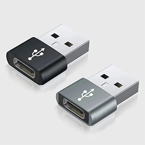 USB-C ženka na USB muški brzi adapter kompatibilan s vašim Sony WF-1000XM3 za punjač, ​​sinkronizaciju, OTG uređaje poput tipkovnice,