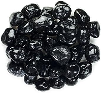 Materijali hipnotičkih dragulja: 1 lb Natural Apache suze AA ocjena iz Arizone - Crni Obsidian - skupno prirodno polirani zalihe dragulja