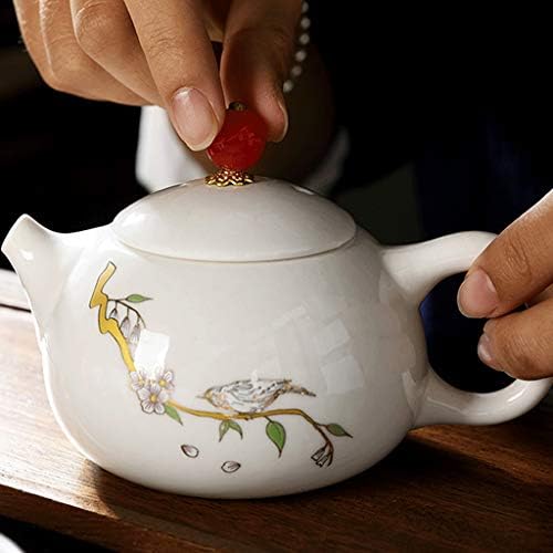 čajnik europski stil izvrstan visokokvalitetni bijeli porculanski ručno rađeni art kung fu čajnik s jednim loncom home koristi mjehurić