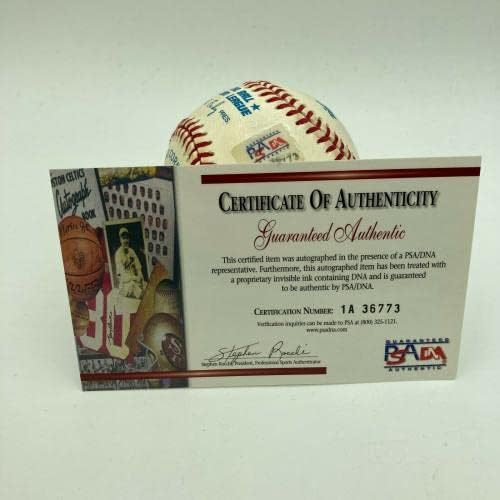 Prekrasan Joe DiMaggio Hall of Fame 1955 potpisao je al bejzbol s PSA DNA CoA - Autografirani bejzbol