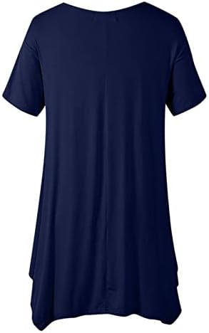 Comigeewa bluza majica za dame ljetni jesen kratki rukav 2023 odjeća za odjeću pamuk basic lounge bluza af af af