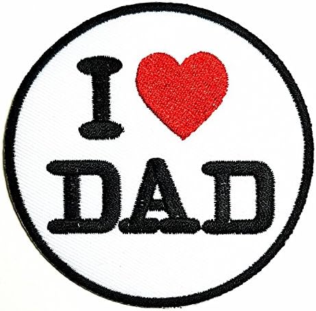 Obožavam tate Patch idealno za ukrašavanje vaših traperica, kape, torbi, jakni i košulja.