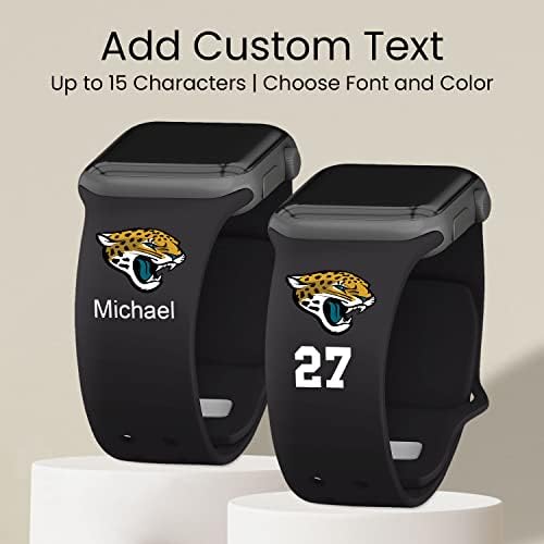 Vrijeme igre Jacksonville Jaguars Custom HD Watch Band kompatibilan s Apple Watch