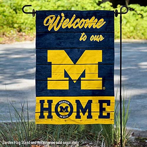 Michigan Team University Wolverines dobrodošao u naš dom dvostrano vrtno dvorište