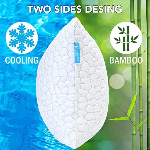 Jastuci za hlađenje za spavanje isjeckani jastuci od memorijske pjene-gel jastuk je izdržljiv, ali podržava Podesive jastuke od bambusa