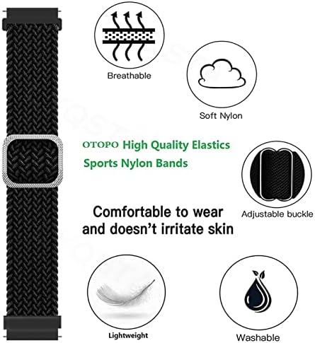 SKXMOD Smart Watch Band za Garmin Vivoactive 3/4 Venu 2/Forerunner 645 245 158 745 Pleteni remen Vivomove HR 20 22 mm pribor za satove