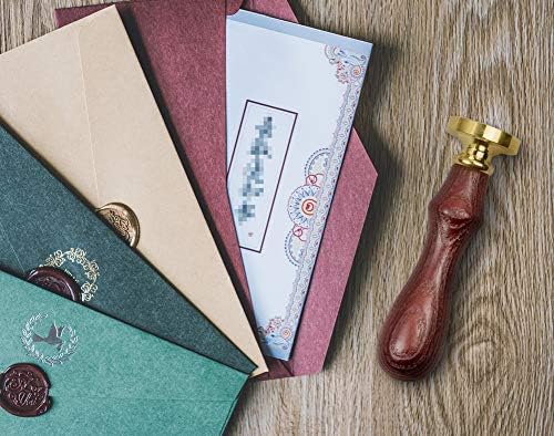 Auear, ružičasti vosak pečat omotnice za omalovažavanje naljepnica za stamper vintage marape za pozivnice za vjenčanje u ukrasu poklona
