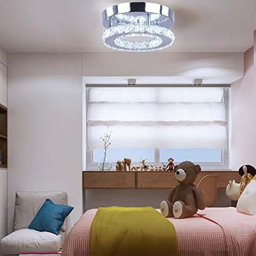 diisunbihuo moderni mini vođeni luster poluprava montira kristalna rasvjeta Strop Kristalna svjetiljka za spavaće sobe blagovaonice