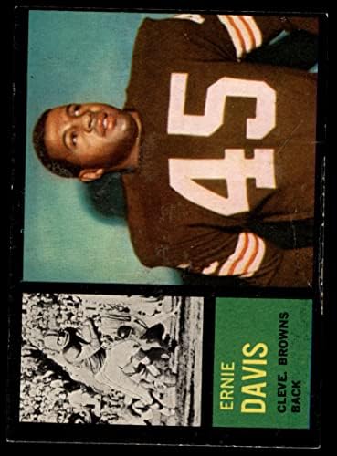 1962. Topps 36 Ernie Davis Cleveland Browns-FB Good Browns-FB Syracuse