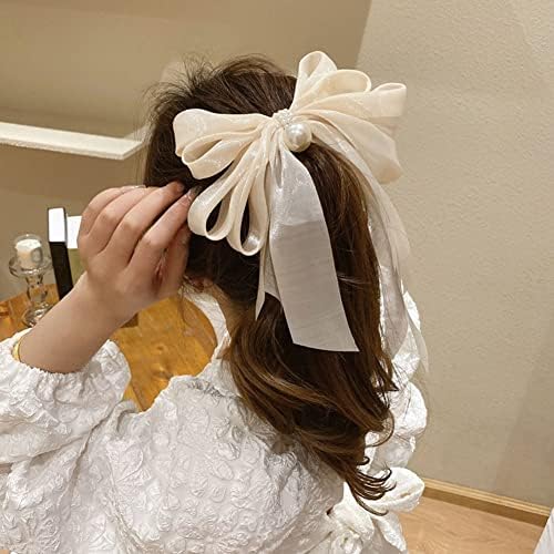 N/a luk žena organza isječci za kosu modni vintage cross chisclips frizure djevojke slatka glava makeup barrettes