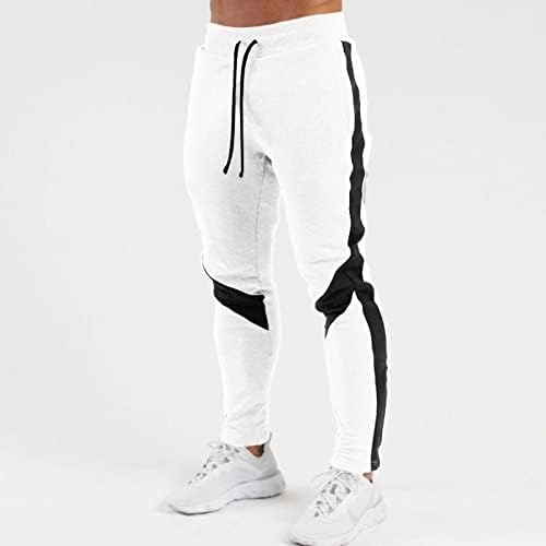 Jeshifangjiusu muški modni atletski joggers hlače ležerne prugaste trenirke hlače pamučne sportske teretne hlače duge hlače
