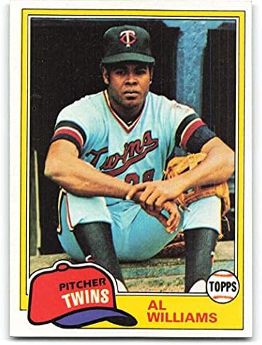 1981. Topps Baseball 569 Al Williams RC Rookie Card Minnesota Twins DP Službena MLB trgovačka kartica u sirovom stanju
