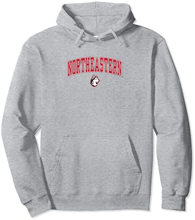 Sjeveroistočni haskiji luče se preko logotipa službeno licenciranog pulovera s kapuljačom