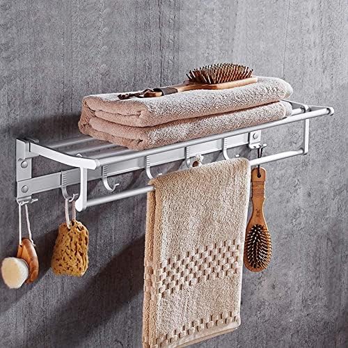 Trake za ručnike, zidni nosač/probijanje/preklopni štap/kupaonica/kuhinja/balkon/ured/stalak za ručnik/50 cm
