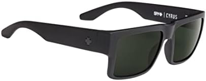 Špijunske sunčane naočale cyrus mat crne sa sretnom sivom zelenom lećom