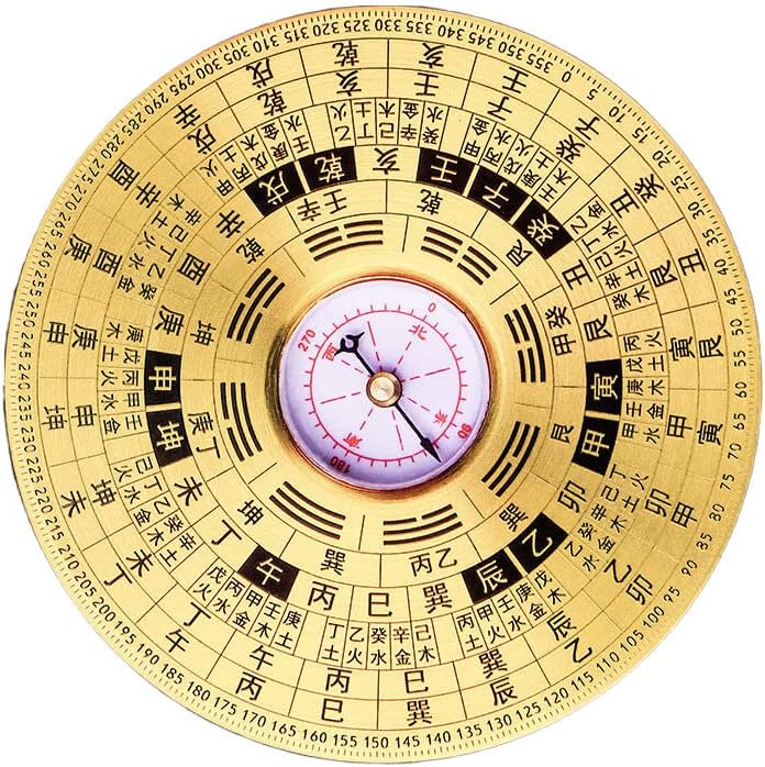 Bakreni kompas Ternarni visoki precizni čisti bakreni mali tračevi prijenosni tri-u-jedan sveobuhvatni diskovni profesionalni ukras