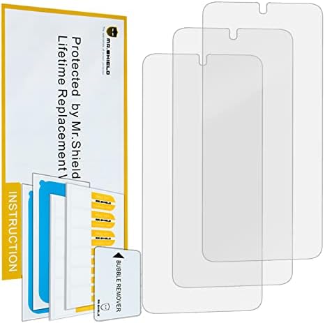Mr.Shield [3 pakiranje] Dizajniran za Samsung Galaxy S23 5G [6,1 inča] Visokokvalitetna prozirna zaštitna folija za ekran