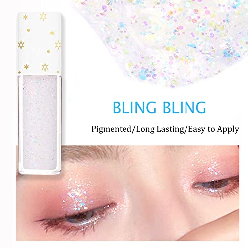 Sjajni tekući sjenilo Shimmer Liquid eyeliner Gel Korejski briljantne make-up očiju pod sjenama Bling Uporne blještavo nevezanih sjajna