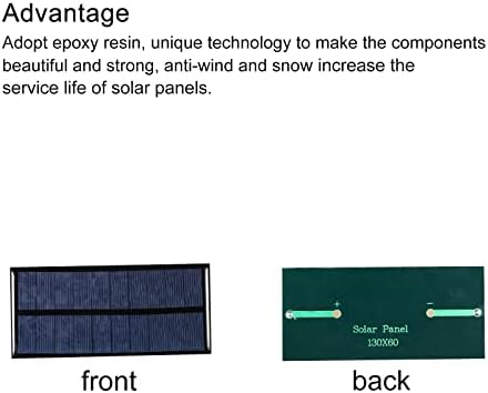 Mini solarni panel od 5 do 200 do 1 vata od 130 mm do 60 mm za projekt od 2