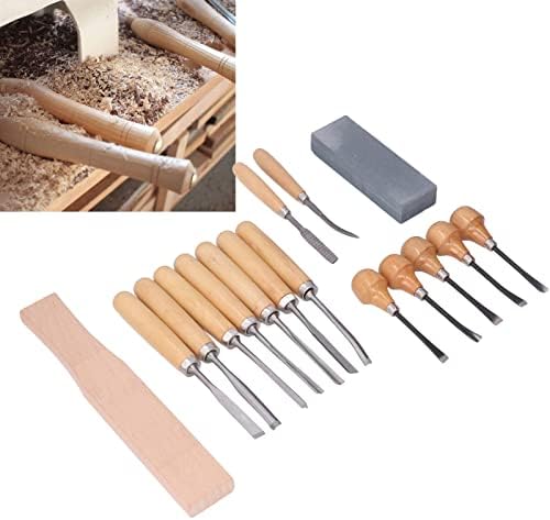 Set alata za rezbarenje drva od 16 komada, visokokvalitetni set dlijeta za obradu drveta, ručni alat za rezanje noževa, čvrsta ručka