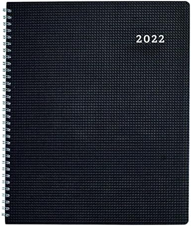 Brownline 2022 Duraflex Weekly Planer, Knjiga za sastanke, 12 mjeseci, siječanj do prosinca, obvezivanje dvostruke žice, 11 x 8,5,