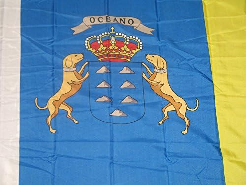 3x5 Kanarski otoci Španjolska gruba Tex pletena zastava 3'x5 'Kuća natpis