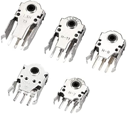 UXCELL 25 PCS CODER Switch Switch Encoder Scroll Scroll Scroll Switch Prekidač 5 mm 7 mm 9 mm 11 mm 13 mm 13 mm