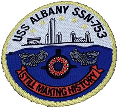 USS Albany SSN-753 Patch-plastična podloga