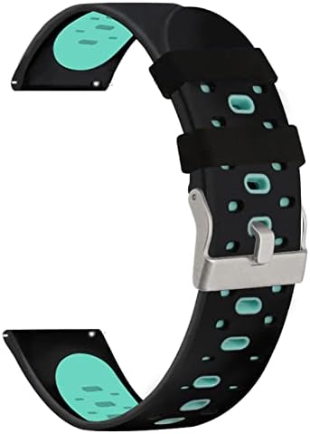 Vevel 20 mm Šareni remen za satove za Garmin Forerunner 245 245M 645 Glazba Vivoactive 3 Sport Silicone Smart Watchband narukvica