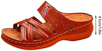 Ženske papuče plus veličine vintage šuplje cvjetne sandale okretne flop plaže na vodenim cipelama vanjski tobogani obuća obuća