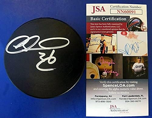 Hokejaški pak s autogramom Mateja Barnabija ~ 960091 - NHL PAKOVI s autogramima