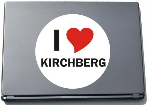 Volim aufkleber naljepnicu naljepnica laptopaufkleber laptopskan 297 mm mit stadtname kirchberg