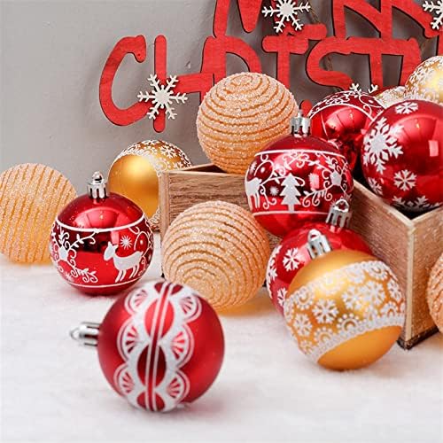 Royio božićna lopta božićna kuglica ukrasi svečana atmosfera haljina mini božićni višebojni kuglica božićne kuglice razbijeni ukrasni