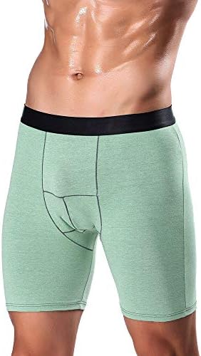 BMISEGM bokserski kratke hlače za muškarce pakiraju modni muški sportovi dugački gospodin trčanje donje rublje noge bez donjeg rublja