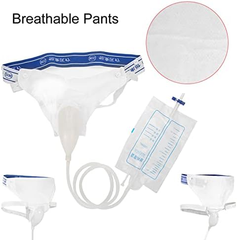 Sakupljač urina, vrećica za prikupljanje silikonske urina s elastičnim vrećicama s elastičnim pojasom Inkontinencije starije nosive